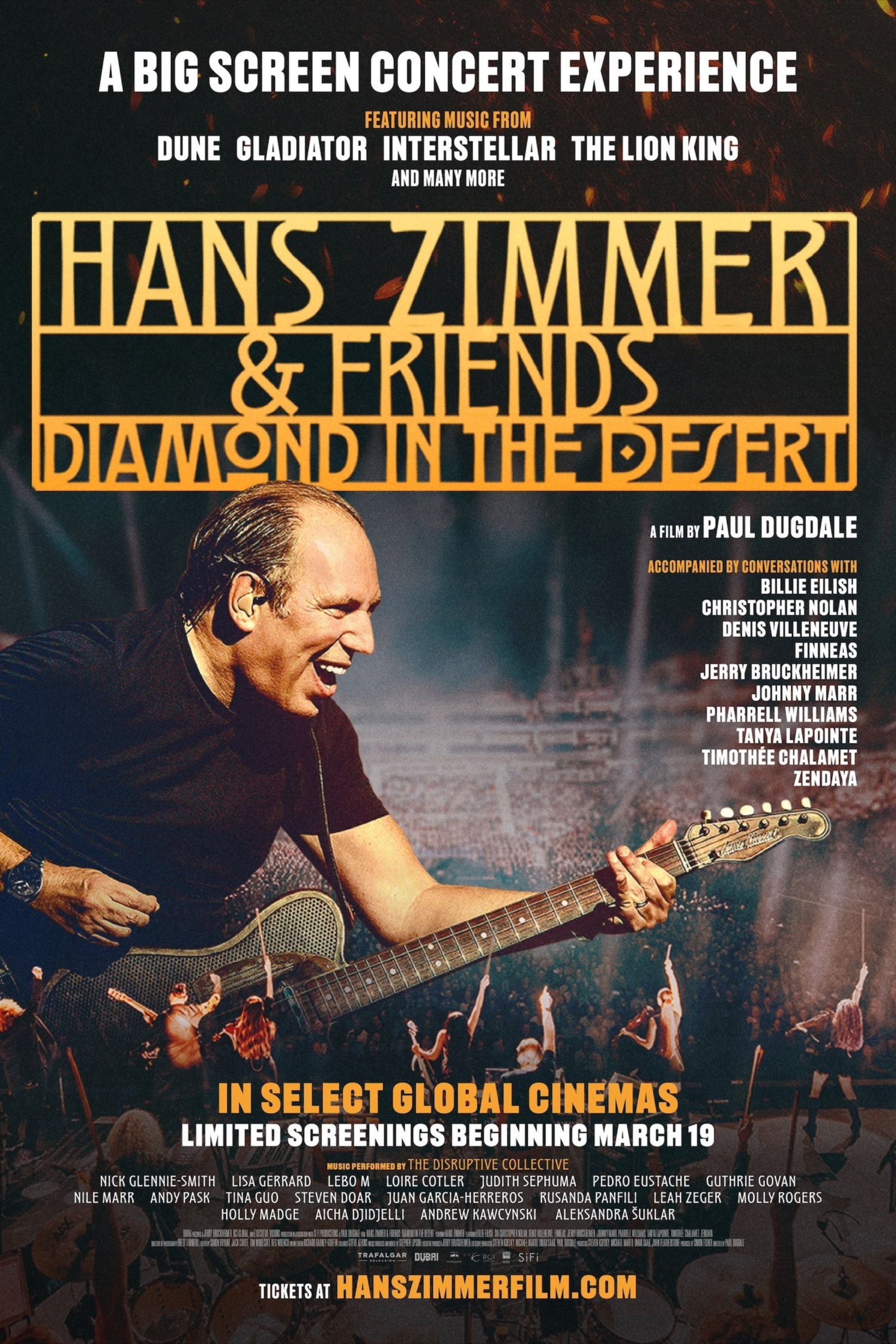 Постер Hans Zimmer & Friends: Diamond in the Desert